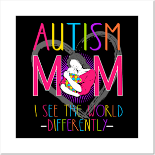 autism mom women Posters and Art